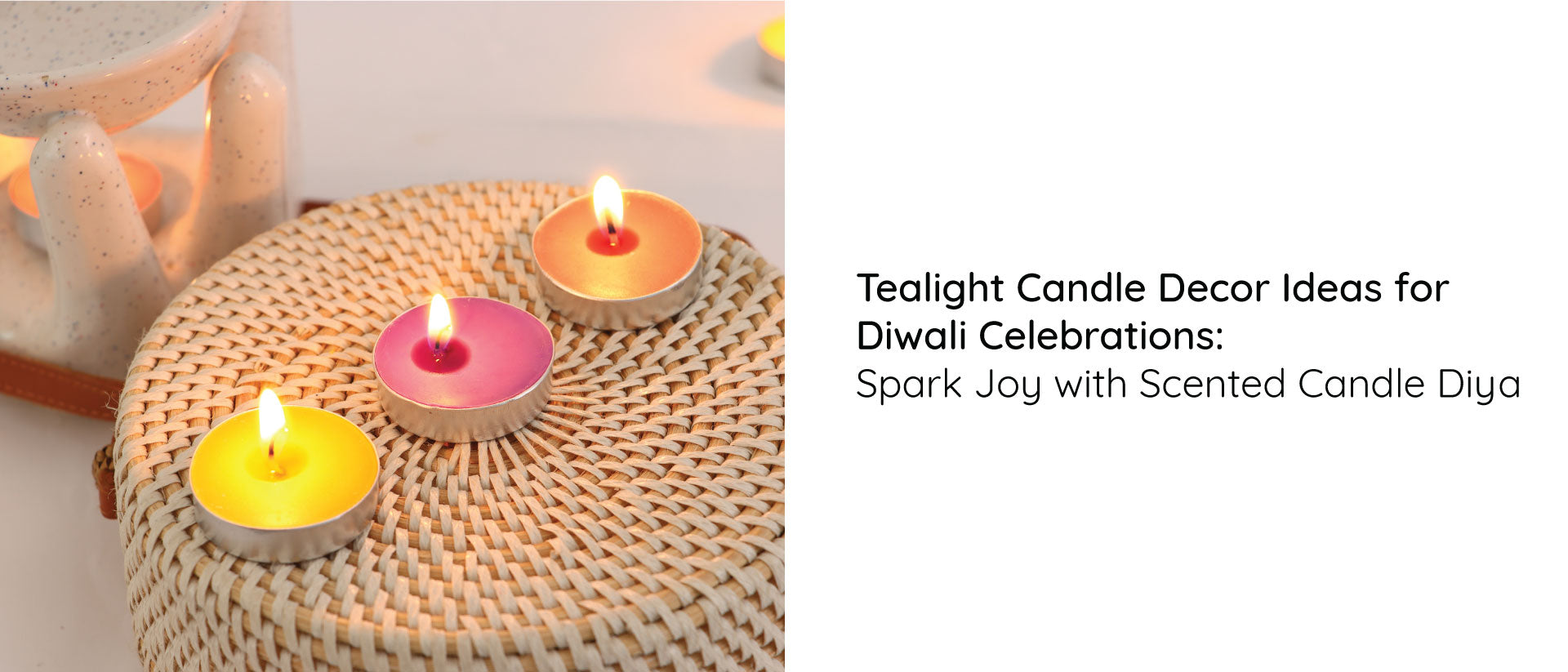 Tealight Candle Decor Ideas for Diwali Celebrations: Spark Joy with Scented Candle Diya