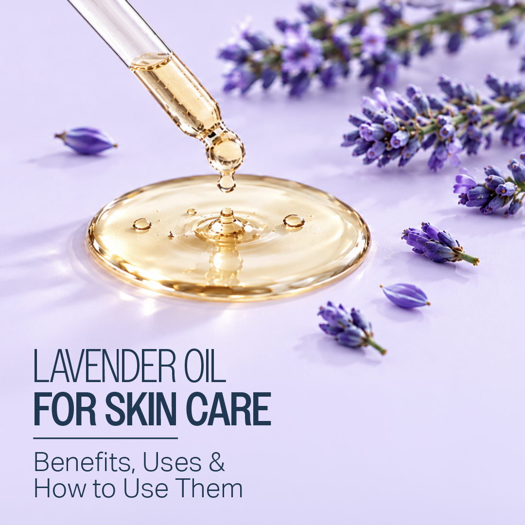 Lavender oil for skin care