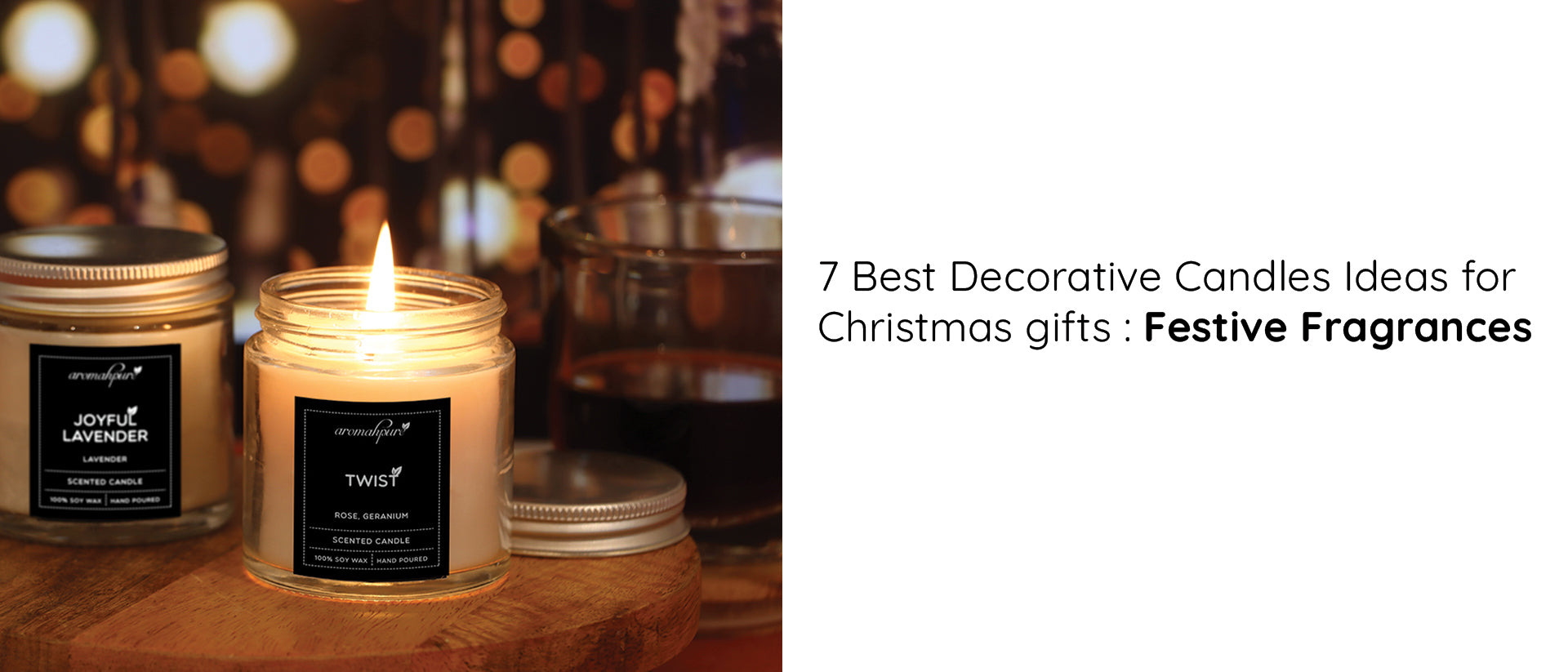7 Best Decorative Candles Ideas for Christmas Gifts : Festive Fragrances