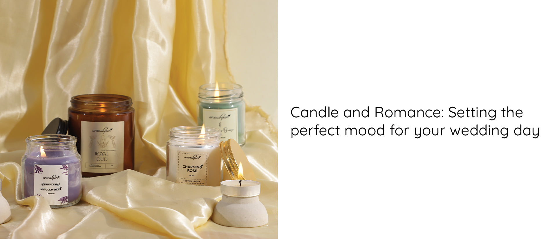 Candle and Romance: Setting the perfect mood for your wedding day