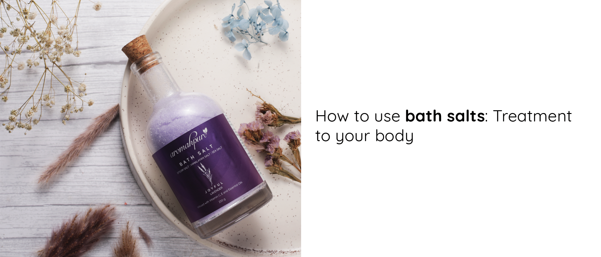 How to Use Bath Salt: Treatment to your body