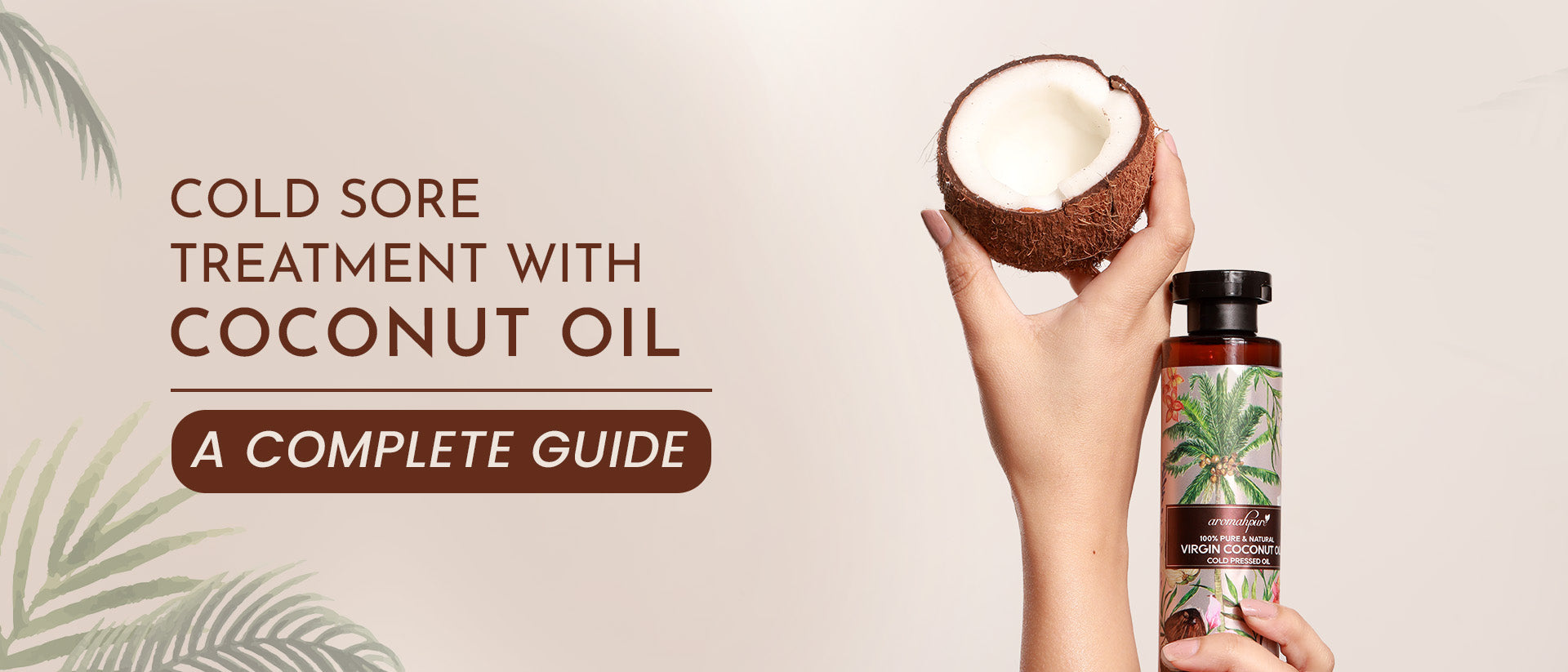 Cold Sore Treatment with Coconut Oil