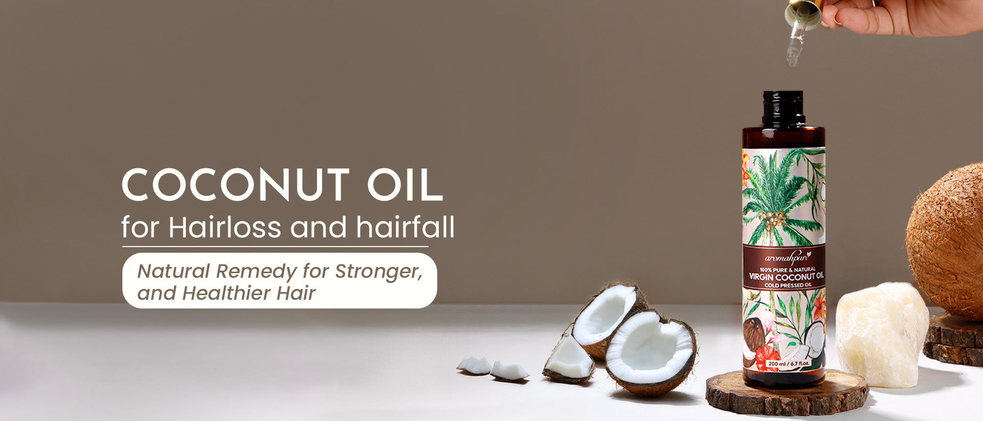 Coconut Oil for Hair Loss and Hair Fall: A Natural Remedy for Stronger, Healthier Hair