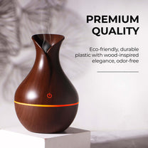 Aromahpure Dark Wood Color Electric Humidifier for Home