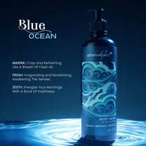 Aromahpure Blue Ocean Refreshing & Hydrating Body Wash Shower Gel 450 ml