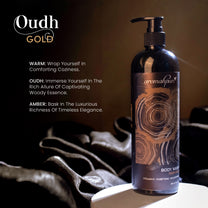 Aromahpure Oudh Gold Purifying & Hydrating Body Wash Shower Gel 450 ml