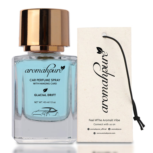 Aromahpure Refreshing Car Perfume Spray with Hanging Card (Aqua)