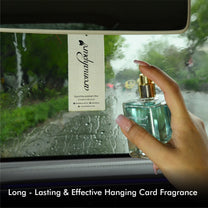 Aromahpure Refreshing Car Perfume Spray with Hanging Card (Aqua)