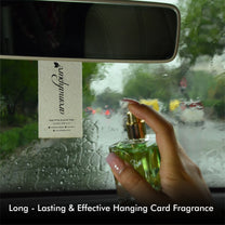 Aromahpure Refreshing Car Perfume Spray with Hanging Card (Lemon and Mint)