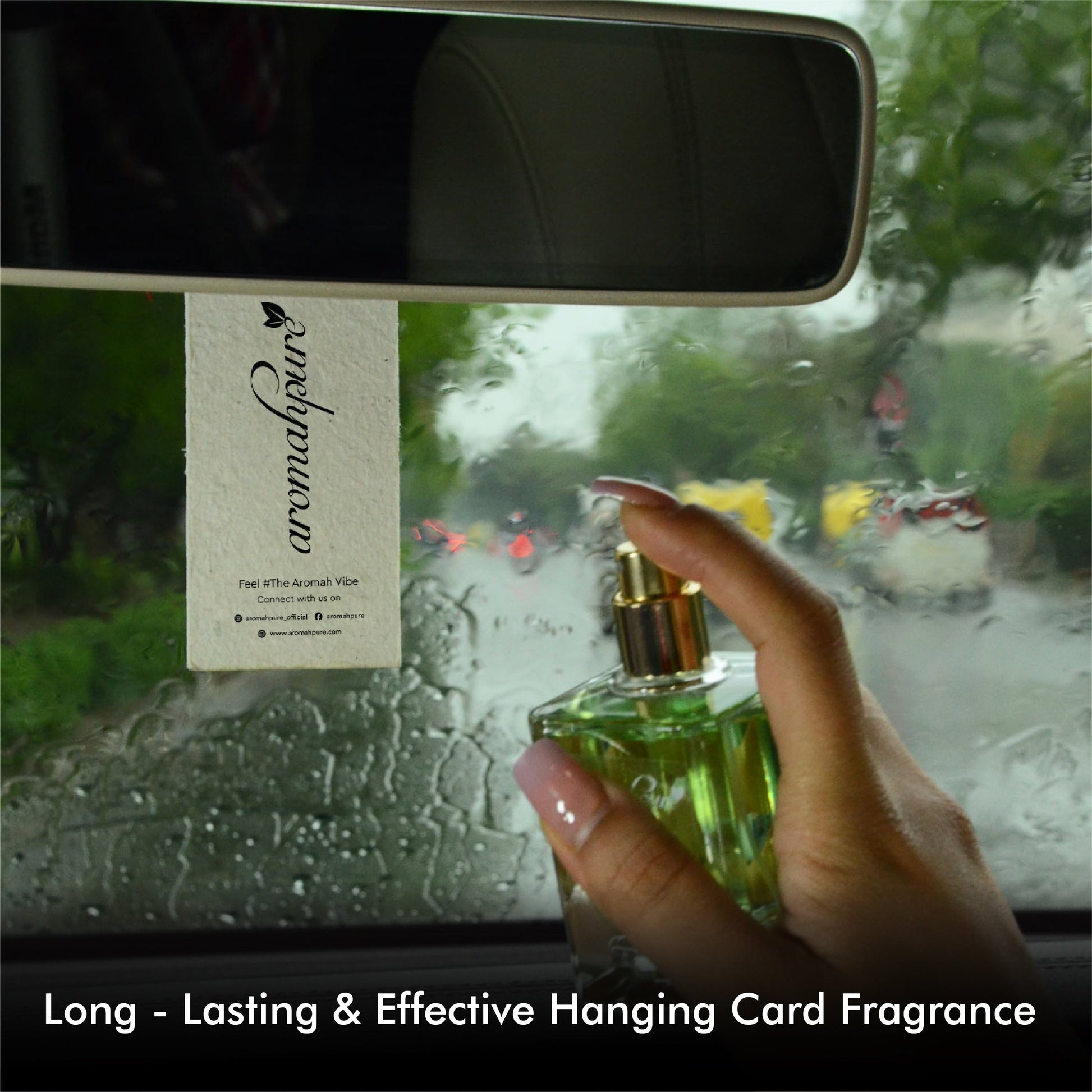 Buy Car Perfume Spray with Hanging Card (Lemon Mint)