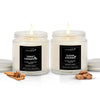 Aromahpure Soy Wax Screw Jar Candles, 55 Hours Burning Time Guaranteed (Sweet Cinnamon, Sweet Cookies)