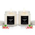 Aromahpure Silver Screw Jar Candle Rose Pack of 2