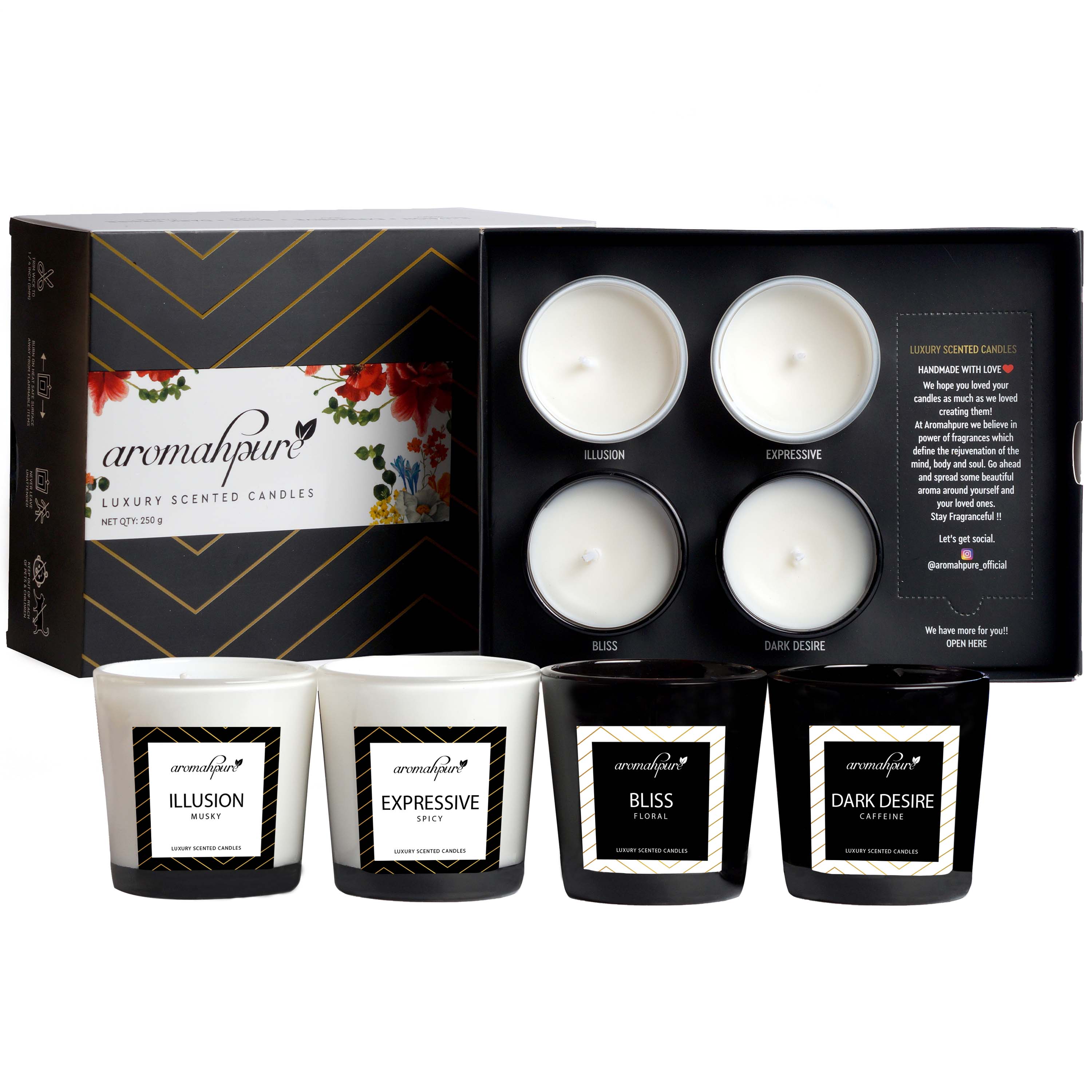Aromahpure Soy Wax Luxury Scented Candles Set 2