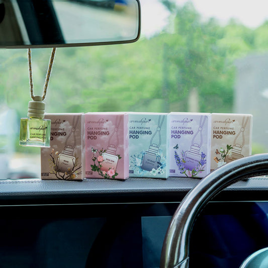 Aromahpure Hanging Pod Car Perfume Combo of 5 Signature Fragrances