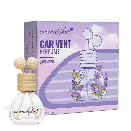 Aromahpure Premium Car Perfume Vent Clip (Lavender) 14 ml