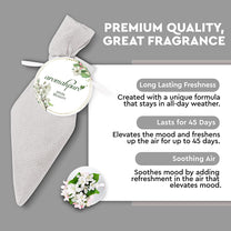 Aromahpure Camphor Cube Air Freshener (Jasmine + White Blossom)