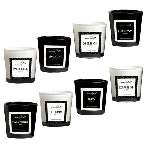 Aromahpure Soy Wax Luxury Scented Candles Set 1 & 2