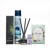 Aromahpure 4 in 1 Fragrance Essentials Combo | Multi Format Fragrance Set for Home and Car