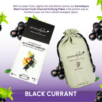 Aromahpure Premium Car Perfume Flakes with Activated Charcoal - Fruity (Black Currant)