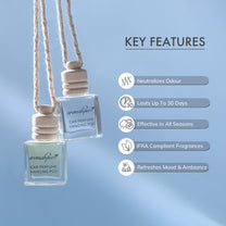 Aromahpure Hanging Pod Car Perfume Combo of 5 Signature Fragrances