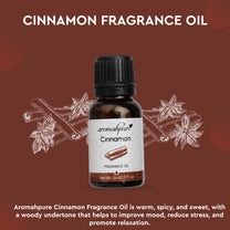 Aromahpure Fragrance Oil (Sandalwood and Cinnamon) - 30 ml - Pack of 2