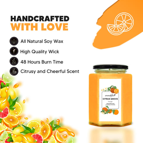 Soy Wax Hexa Jar Candle Orange Benefits