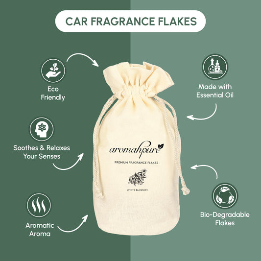 Aromahpure Premium Flakes Car Perfume - Classic (Blossom)