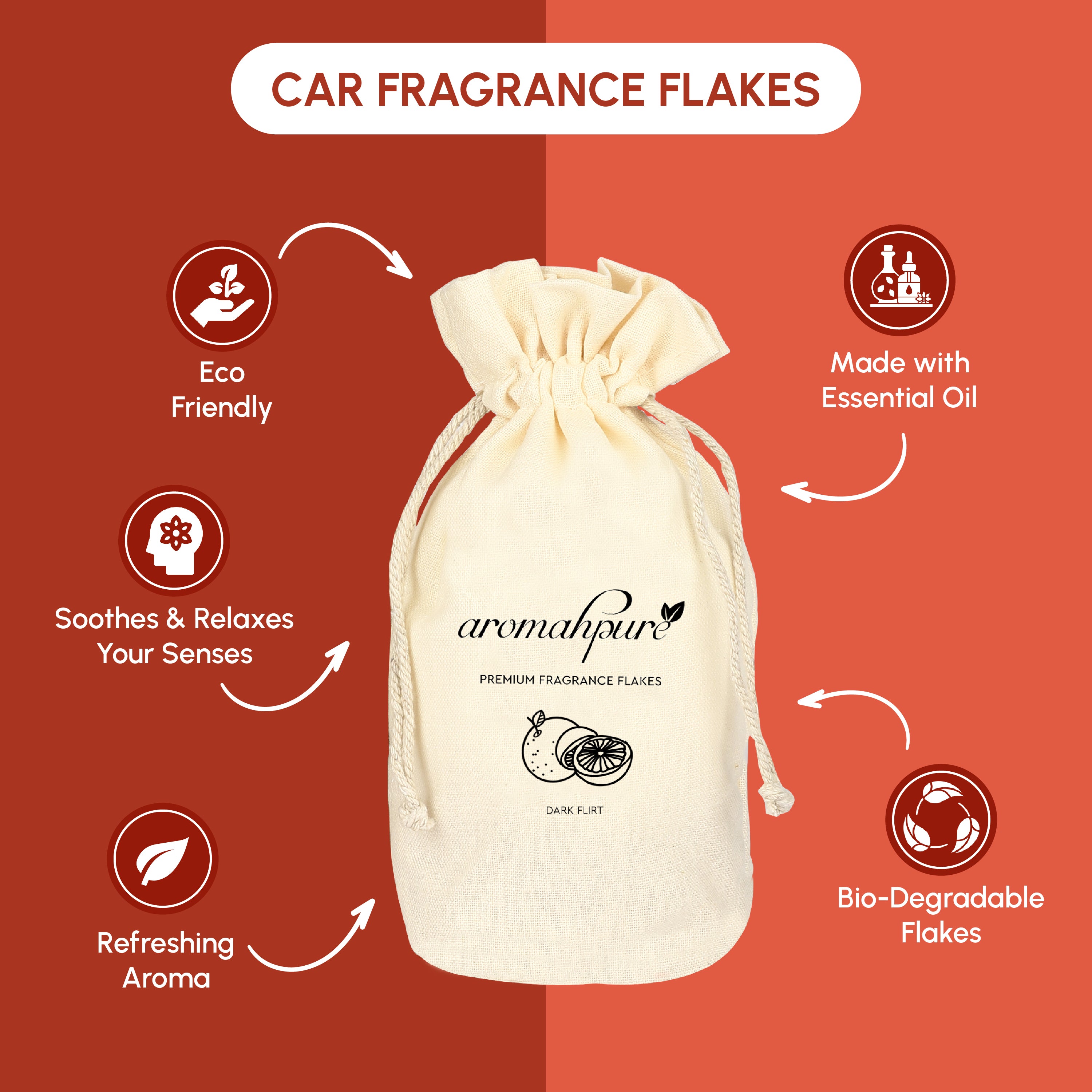 car perfume flakes Dark flirt Features