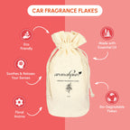 Bliss Car Perfume Flakes | Luxury Hanging Car Fragrance | Premium Fresheners for Cars, Closets, and Enclosed Areas
