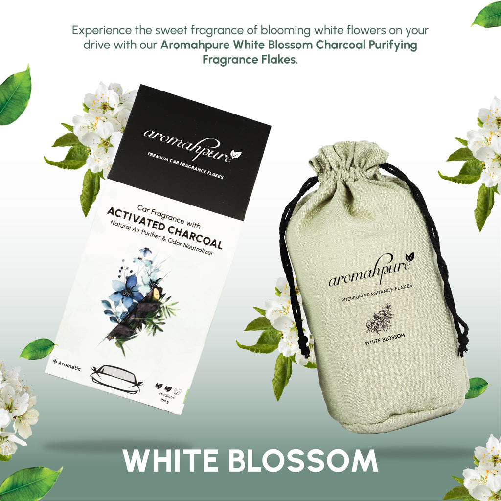 Aromahpure Car Perfume Flakes White Blossom - product photo