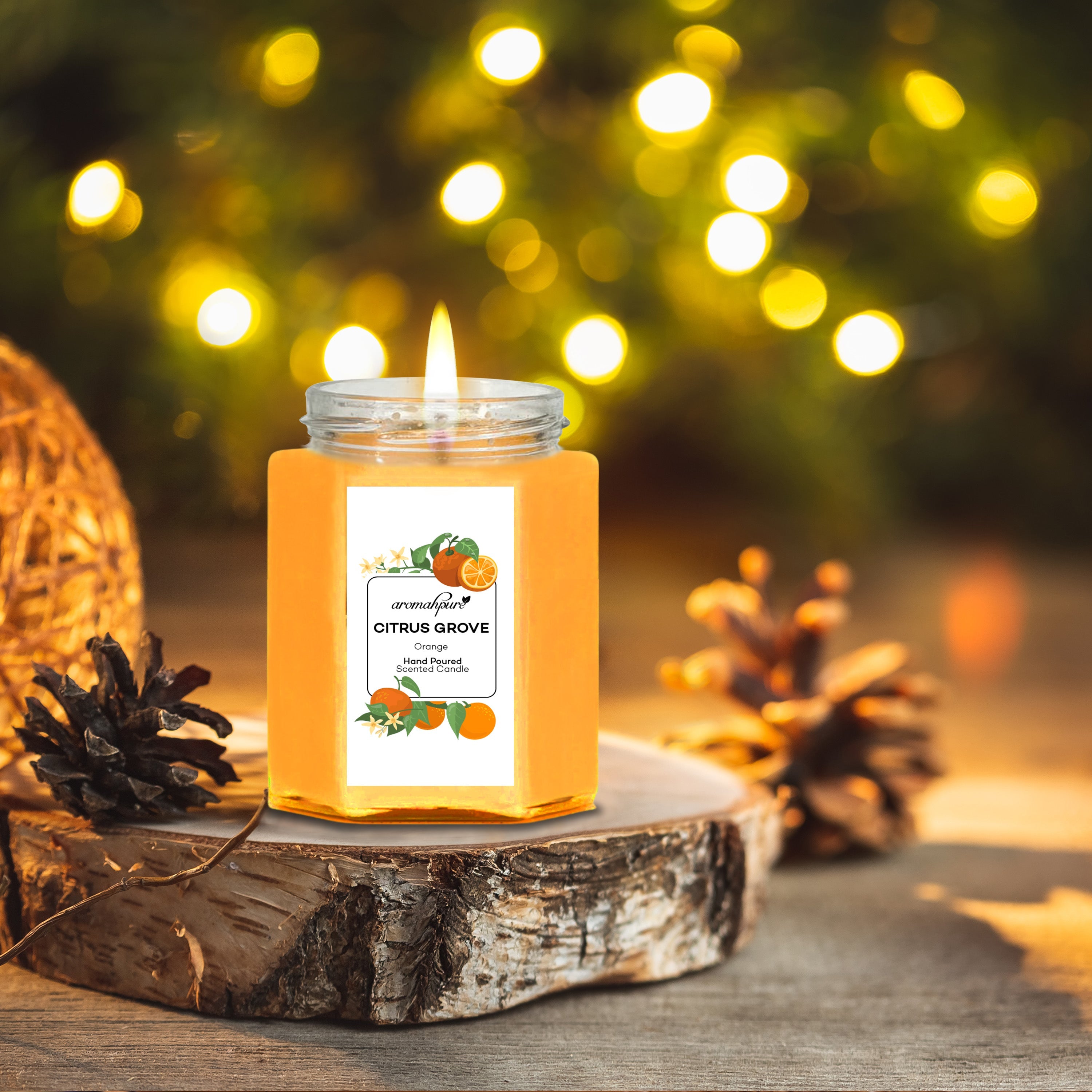 Soy Wax Hexa Jar Candle