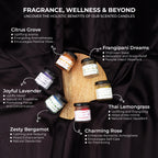 Aromahpure Round Jar Candles Pack of 6 Benefits Overview