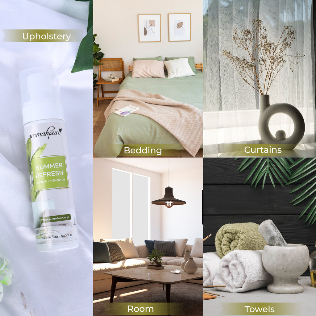 Aromahpure Linen Spray Summer Refresh notes