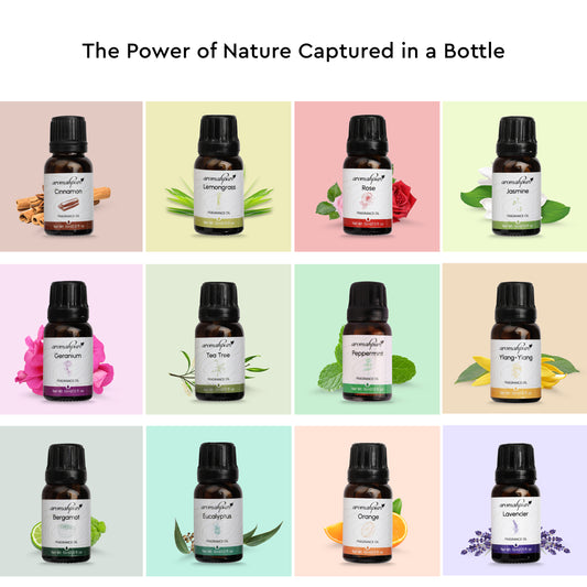 Fragrance Oils- Fresh Floral Series (Set of 12) - 180 ml