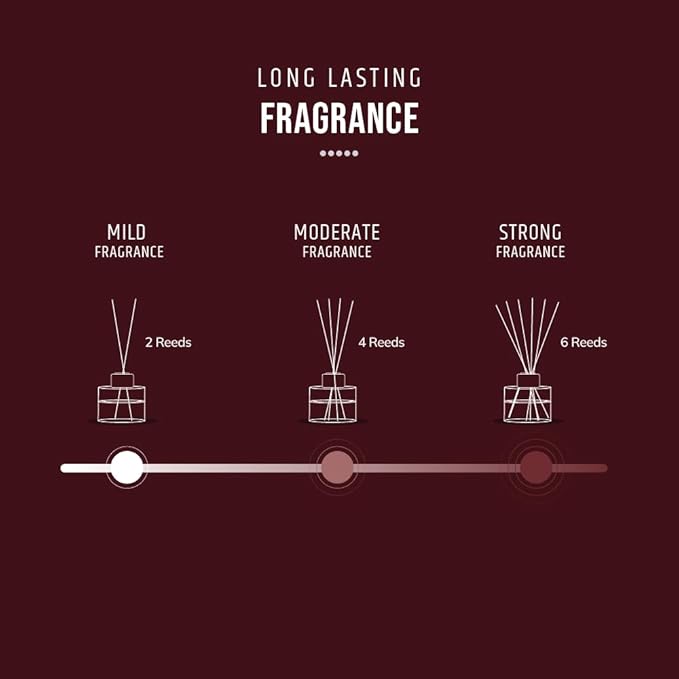 Reed Diffuser - White Jasmine | 60 ML | 4 Reed Sticks