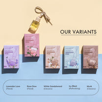 Aromahpure Hanging Pod Car Perfume Combo of 5 Signature Fragrances