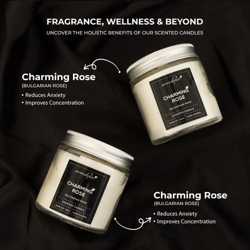 Aromahpure Screw Jar Candle Rose Key Features