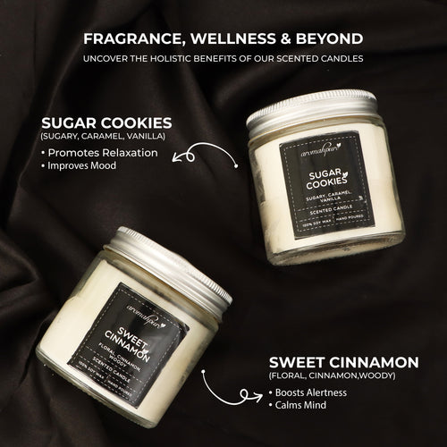 Aromahpure Screw Jar Candle Cinnamon Sugar Cookies Benefits