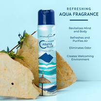 Aromahpure Premium Air Freshener for Room, Cabana Blue 220ML