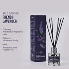 Long lasting French Lavender Fragrance Reed Diffuser with 60ml