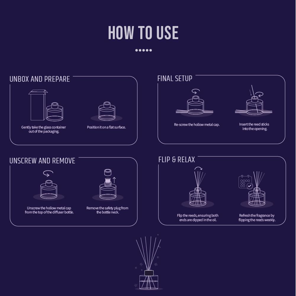 how to use reed diffuser