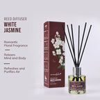 Reed Diffuser with romantic floral fragrance of white jasmine