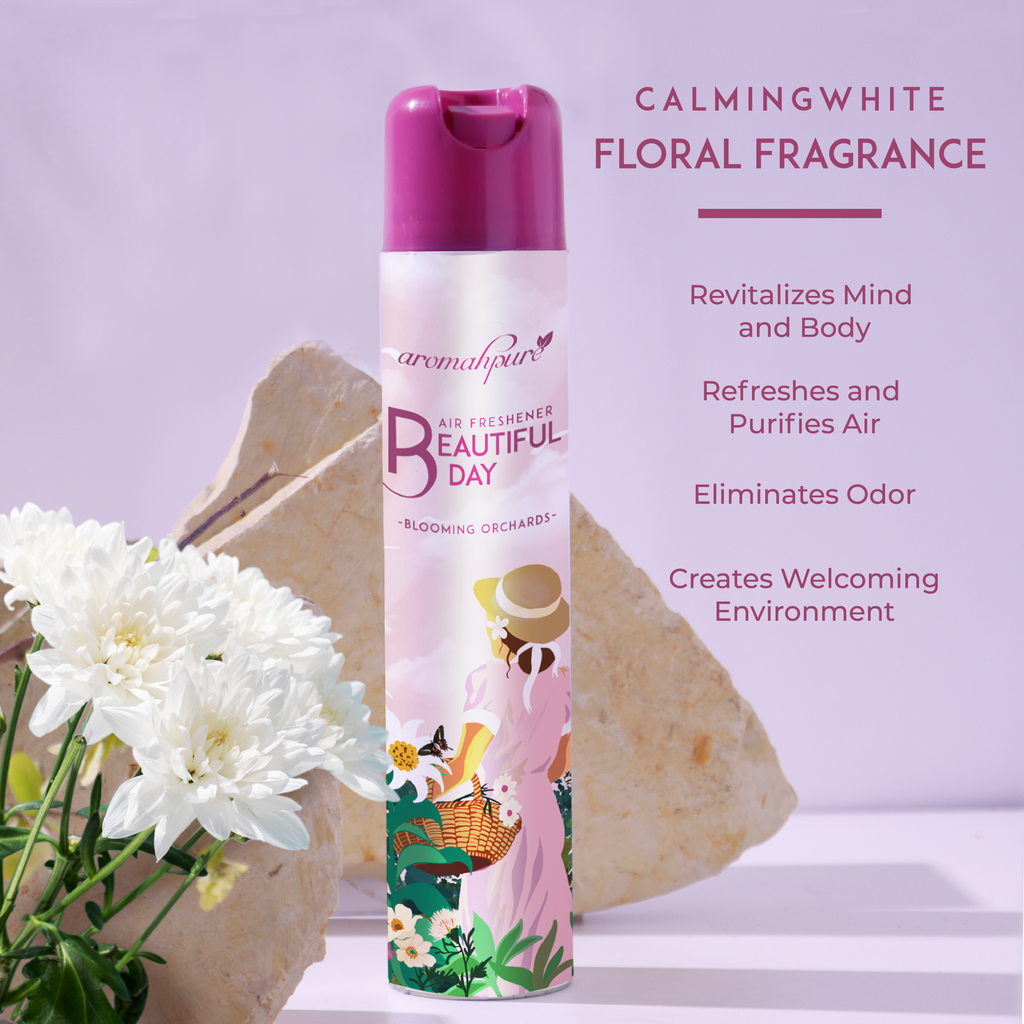 Calming white floral fragrance