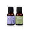 Lavender and Lemongrass Aroma Fragrance Oil | Pack of 2 | 30 ml | Best for Aromatherapy | Helps in Concentration & Meditation | Used in Diffusers, Candles, Air Fresheners, Soaps