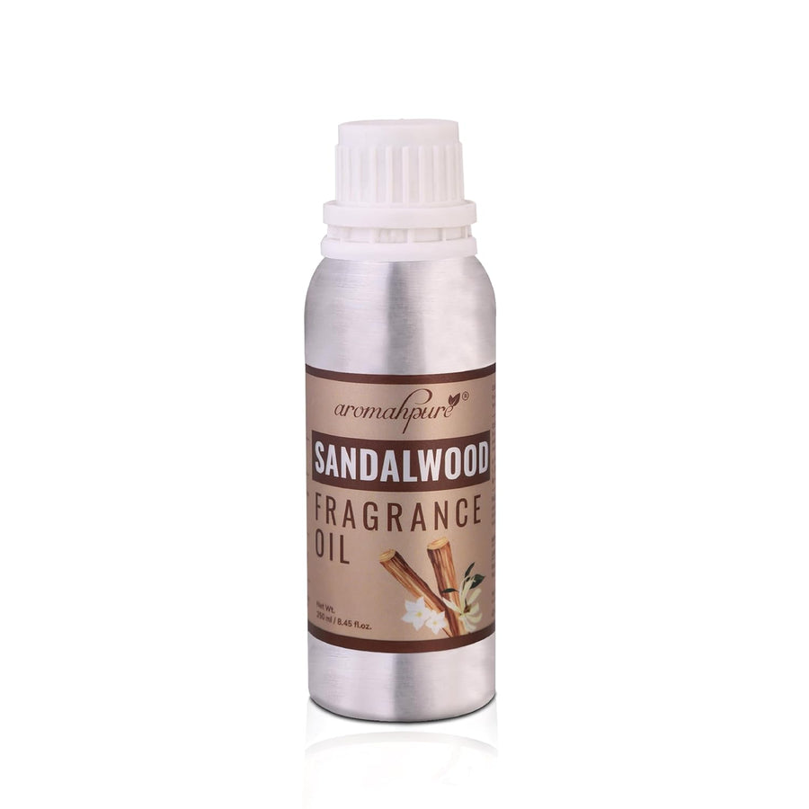 Fragrance Oil - Aroma oil for aroma therapy, diffusers, candles and air fresheners | Sandalwood 250 ml