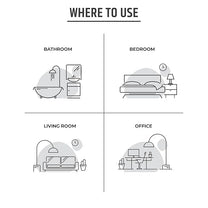 Aromahpure Air Revitalizer |1800ml | Black | Air Humidifier with Built-in Blue LED Light & Wide Coverage | Improves air Quality, Room Moisture, neutralize Perfect for Home & Office (Copy)