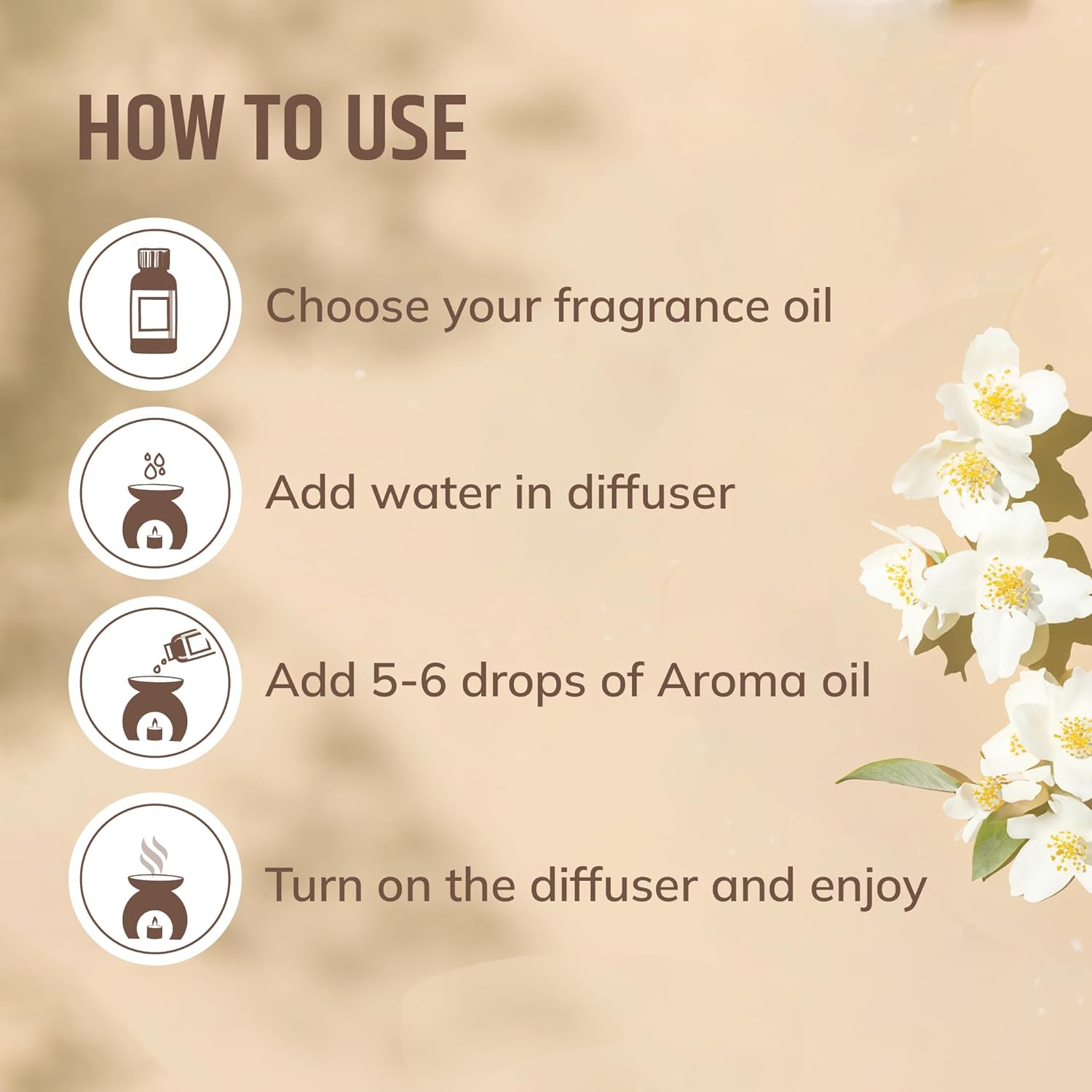 How to use Jasmine Aroma Fragrance Oil