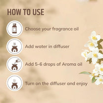 How to use Lavender and Jasmine Aroma Fragrance Oils