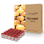 Aromahpure Scented Soy Wax Tealight Candles 10g Rose Pack of 100