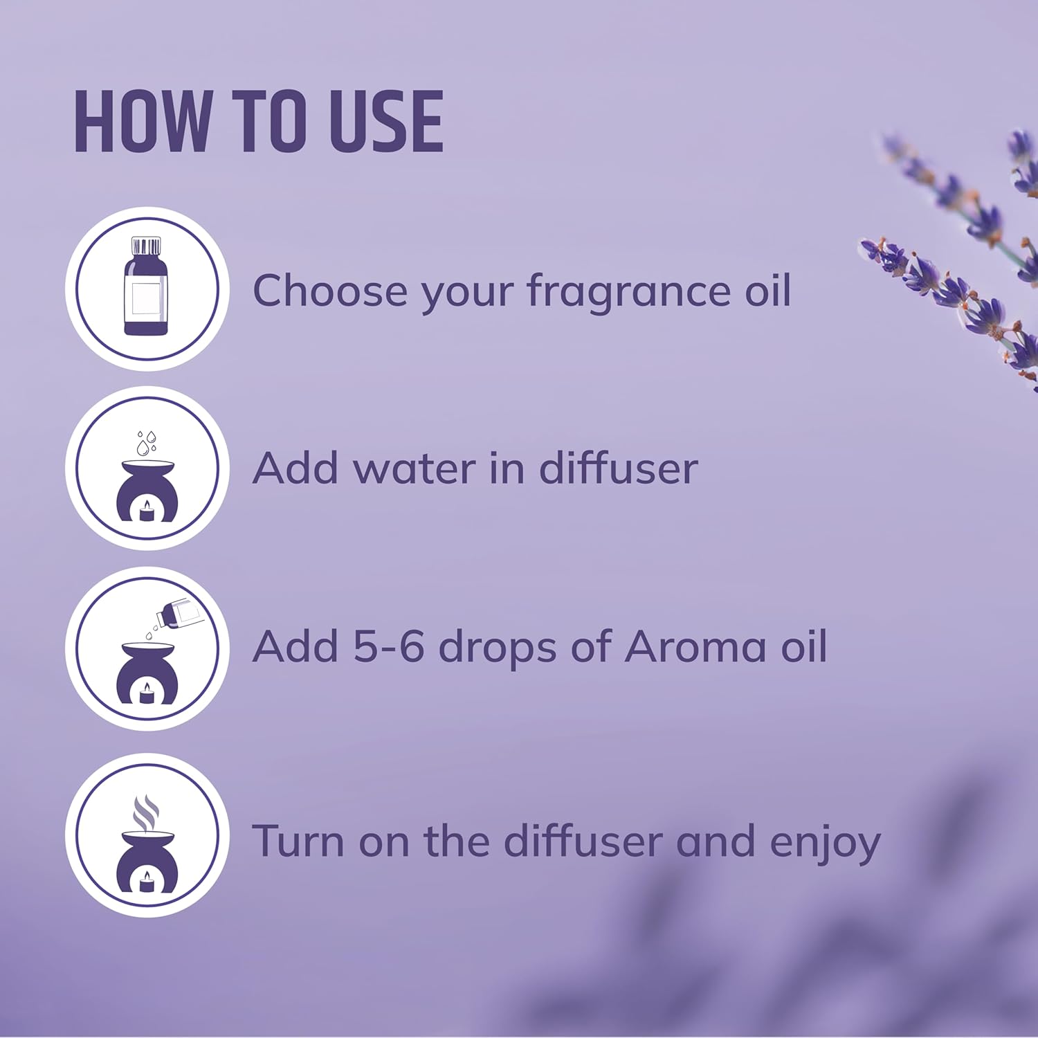 How to use Lavender and Lemongrass Aroma Fragrance Oil 